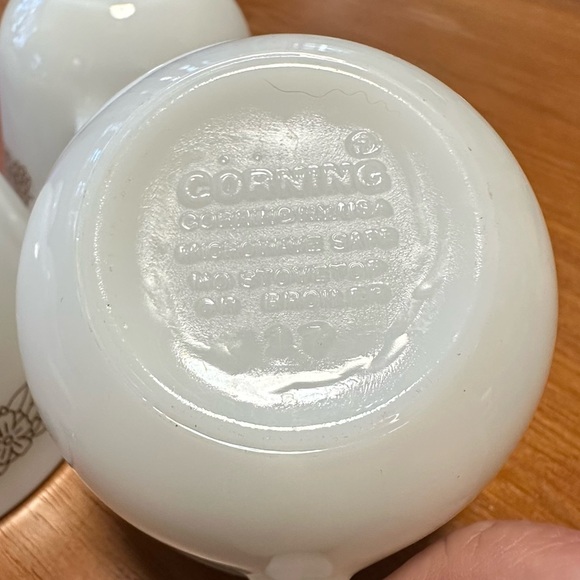 EVC - PYREX/CORNING - Woodland Brown - set of 6 - 8oz mugs - Picture 6 of 11